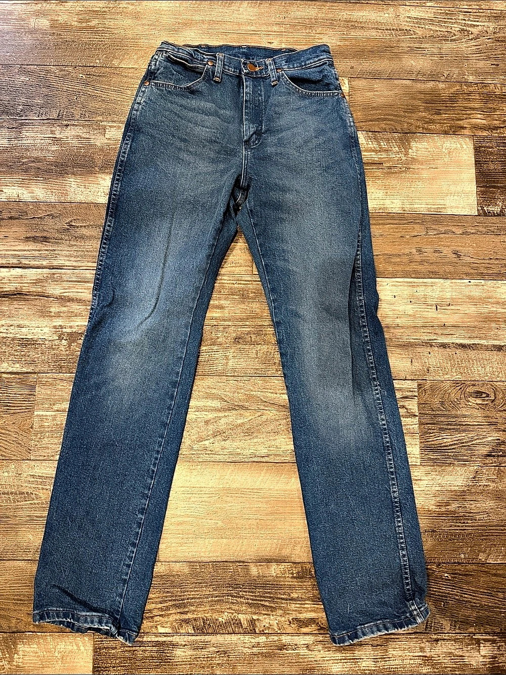 Wrangler Regular Fit Straight Leg Jeans Blue Waist 27